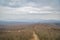 View on Little Carpathians mountain range from top of Velka Homola peak