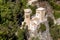 View of little castle Torretta Pepoli in Erice, province of Trapani in Sicily.