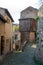 View in the little medieval town of Cordes sur Ciel France