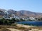 View of the Livadi bay and Chora on Serifos island