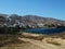 View of the Livadi bay and Chora on Serifos island