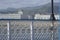 View from Llandudno Pier towards Town on the coast of North Wales between Bangor and Colwyn Bay.