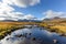 The view of Loch Ba from road A82 in Highlands, Scotland in Autumn season