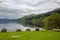 View at Loch Tay near village Kenmore, Scotland