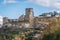 View of Lombardia Castle in Enna, Sicily, Italy