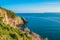 View of London Bridge rock formation in Torquay, South Devon