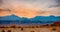 View of Lone Pine Peak, east side of the Sierra Nevada