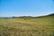 View of the Long Mountains Ridge. The beginning of the Ural mountains. Orenburg region.