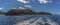 A view looking back towards Norman island off the main island of Tortola