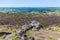 A view looking down from the northern end of the Roaches escarpment, Staffordshire, UK