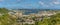 A view looking down on Philipsburg, St Maarten