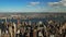 View looking east towards the un building and manhatten, ny