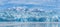 A view looking up at the ice wall of the snout of the Hubbard Glacier in Alaska