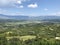 View from the lookout point on the old town of Pican - Istria, Croatia / Pogled sa vidikovca na starom gradu PiÄ‡an - Istra, Hrvat