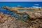 View of Los Molinos beach on the Canary island of Fuerteventura, Spain