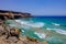 View of Los Molinos beach on the Canary island of Fuerteventura, Spain