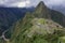 View of the Lost Incan City of Machu Picchu and Huayna Picchu mo
