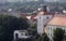 View of Lotrscak Tower, fortified tower located in old part of Zagreb