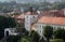 View of Lotrscak Tower, fortified tower located in old part of Zagreb