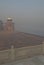 View of lower deck of Taj mahal, India.