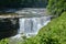 View of Lower Falls along the Genesee River at Letchworth State Park