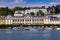 View at Lucerne town from the lake