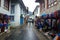 View of Lukla\'s main road with lodges, Everest Base Camp trek, Nepal