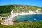 View of Lulworth Cove.