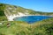 View of Lulworth Cove.