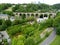 View of Luxembourg Lower City with Beautiful Garden and the Historic Viaduct