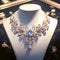 view Luxury elegance Diamonds necklace showcased in exquisite detail