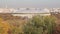 View of Luzhniki stadium from Sparrow Hills or Vorobyovy Gory observation viewing platform