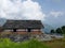 View of Machhapuchhre mountain from Dhampus village in Nepal