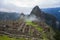 View of Machu Picchu Inca ruins in Peru