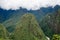 View from Machu Picchu to the Putucusi Mountain