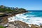 View of Mackenzies point and Bondi to Bronte coastal walk pathway in Sydney Australia