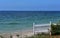 View of Mackinaw bridge from Mackinaw Island