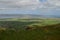 View of Magilligan Point from the top of Binevinagh mountain Derry Northern Ireland