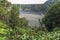 View on magma lake from jungle trail, Hawaii Big Island