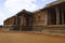 View of maha-mandpa, Pattabhirama Temple. Hampi, Karnataka,. Entrance to the ardha-mandapa is seen on the left. View from south ea