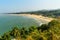 View of Main beach in Gokarna. India