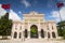 View of the main entrance gate of Istanbul University on Beyazit Square, Istanbul, Turkey