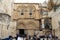 View on main entrance to The Church of The Holy Sepulchre, Via Dolorosa, Jerusalem