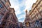 View of the main pedestrian and shopping street of Vienna Graben, Austria