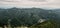 View from Majerova skala hill in Velka Fatra mountains