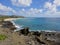 View of Makapu`u Beach from Makapu`u Lookout, Hawaii