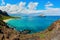 View from Makapu`u Lookout on Oahu, Hawaii