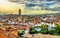 View of Malaga from the Alcazaba, Andalusia, Spain