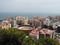 View of Malaga, Bullring and the Mediterranean Sea, Andalusia, Spain