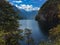 view from Malerwinkel near Schoenau over lake Koenigssee kingÂ´s lake, Bavaria, Germany